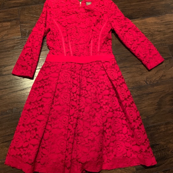 Taylor Dresses & Skirts - New Red Lace Dress